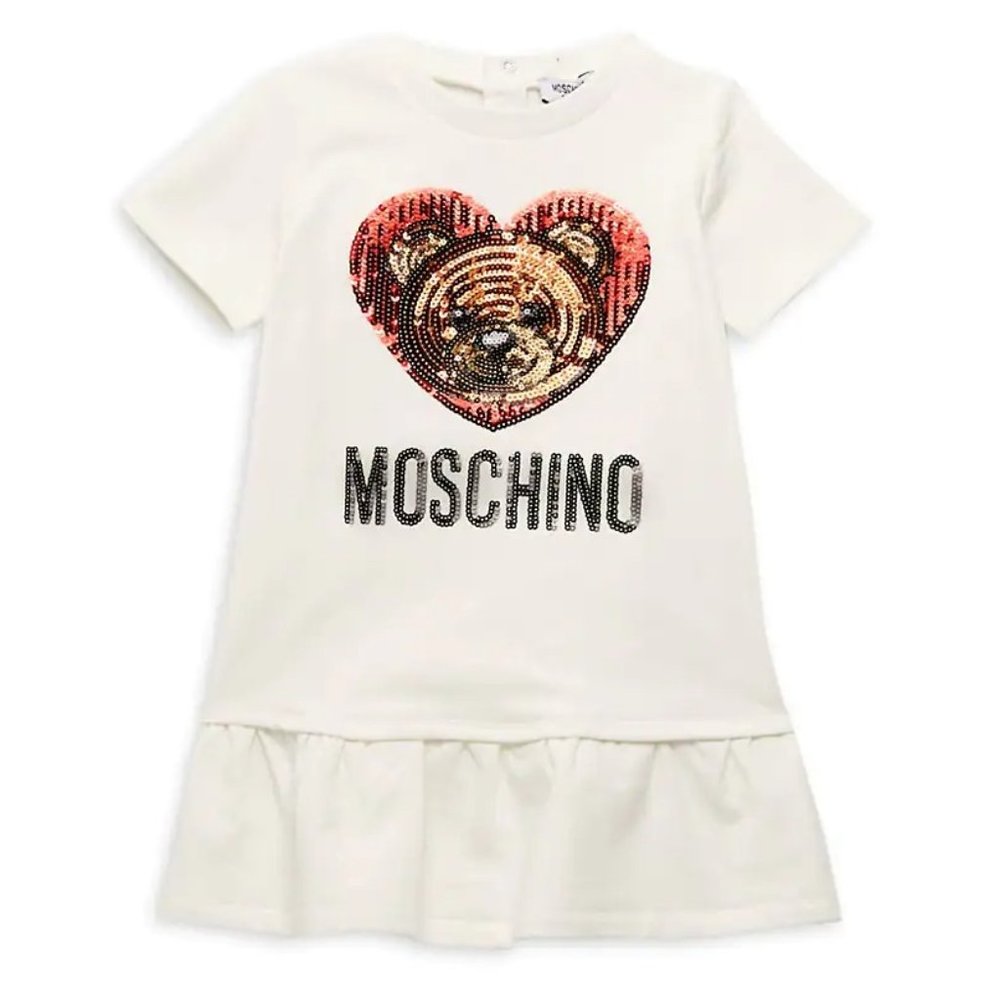 Moschino Embellished Teddy Dress, Great condition, no longer fits my baby
